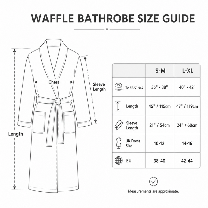 Cotton Rich Waffle Bathrobe, Green