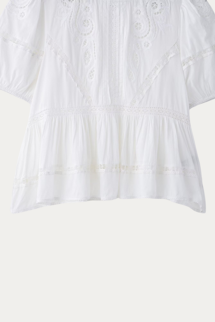 Curitis Short Sleeve Embroidered Shirt