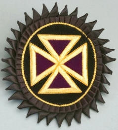 D7068 Rosette for Chapeau - Past Grand Commander in Mylar