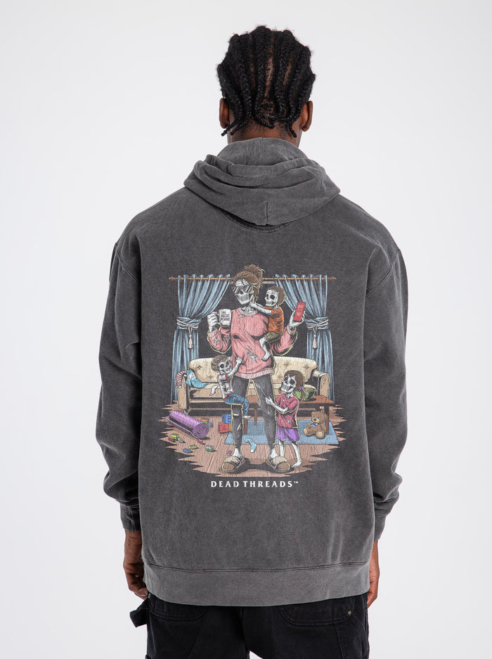 DEAD TIRED - “DT ESSENTIAL" HOODIE – Hoodie – Dead Threads Apparel