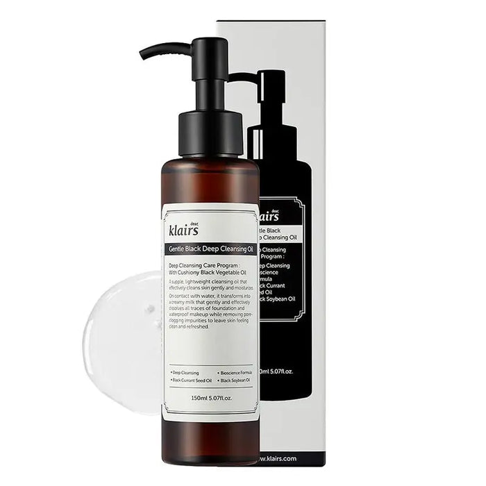 Dear Klairs Gentle Black Deep Facial Cleansing Oil 150ml Dear Klairs