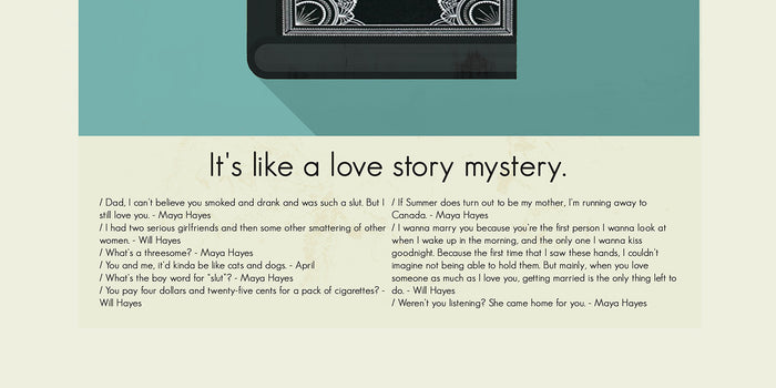 Definitely, Maybe Inspired Mid-Century Modern Print | 12"x18" or 18"x24" Print only