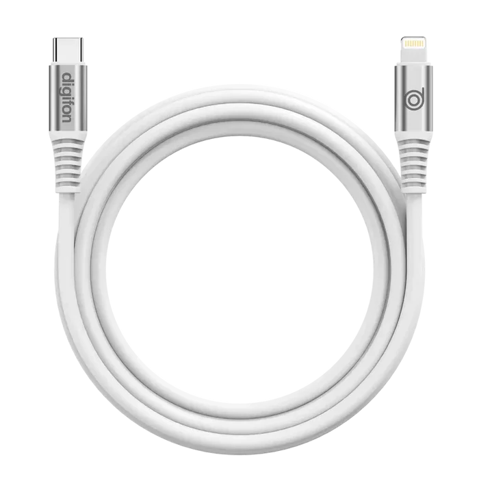 Digifon Cheetah USB-C to Lightning 2m Cable 30W – White - Office R Us Lagos