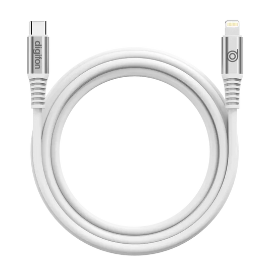 Digifon Cheetah USB-C to Lightning 2m Cable 30W – White - Office R Us Lagos