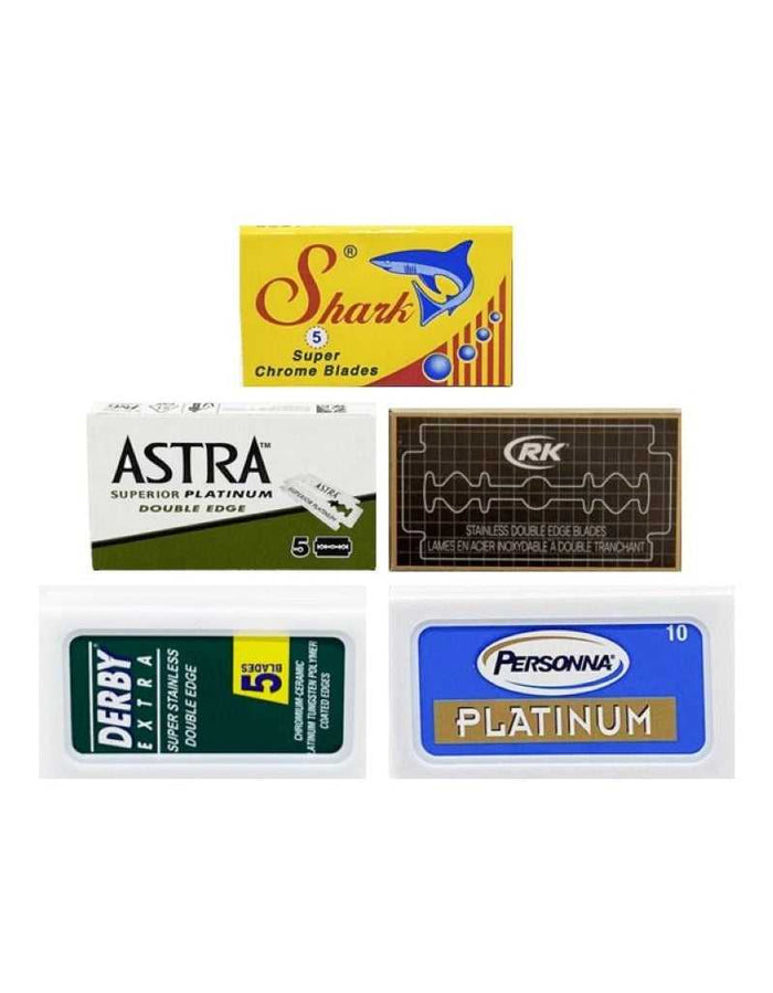 Shark Super Chrome Blades packaging for sensitive skin