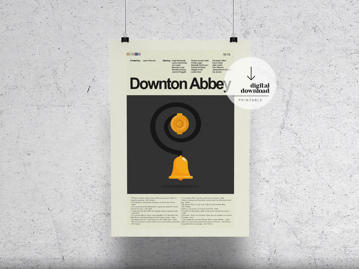 Downton Abbey | DIGITAL ARTWORK DOWNLOAD