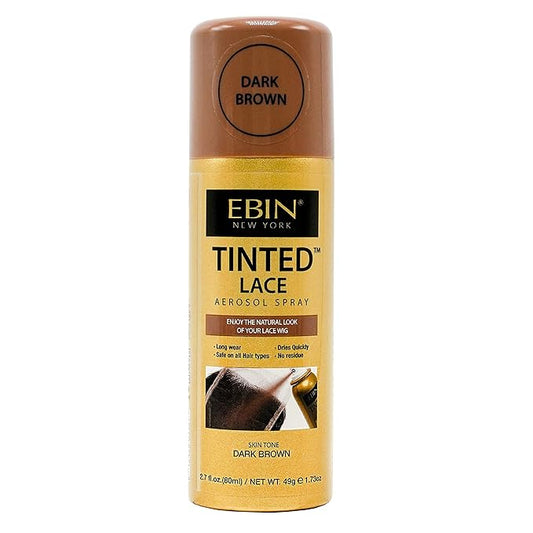 EBIN Tinted Lace Spray Dark Brown 80ml