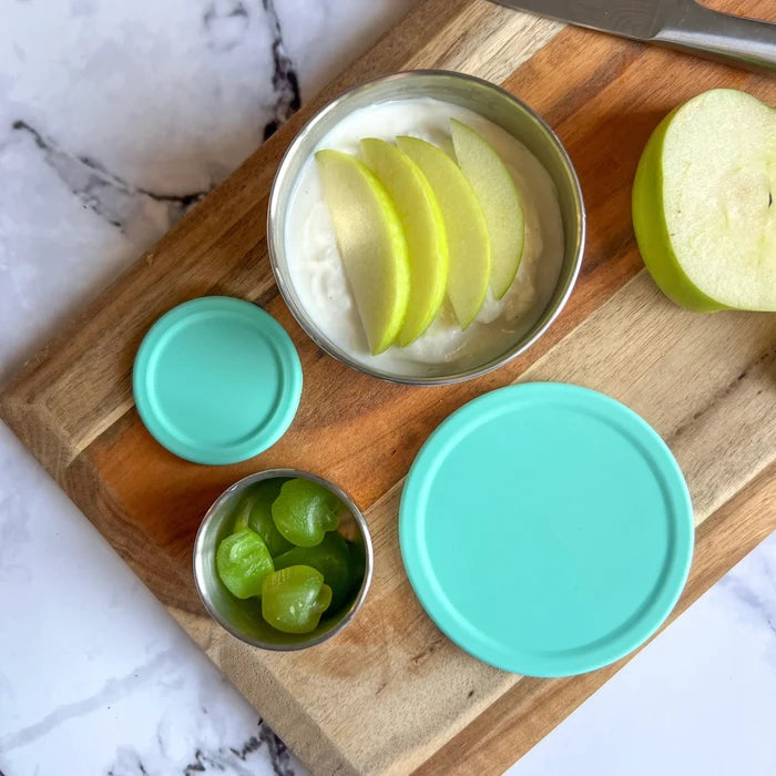 EcoCocoon Stainless Steel Leak-Proof Snack Pots - Set of 2