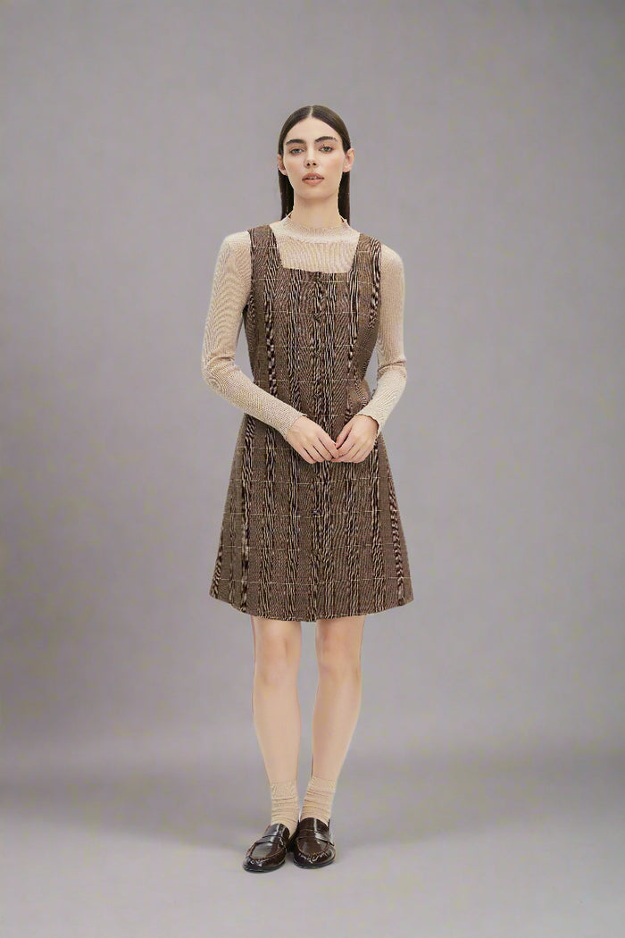 Eleanora Plaid Mini Dress