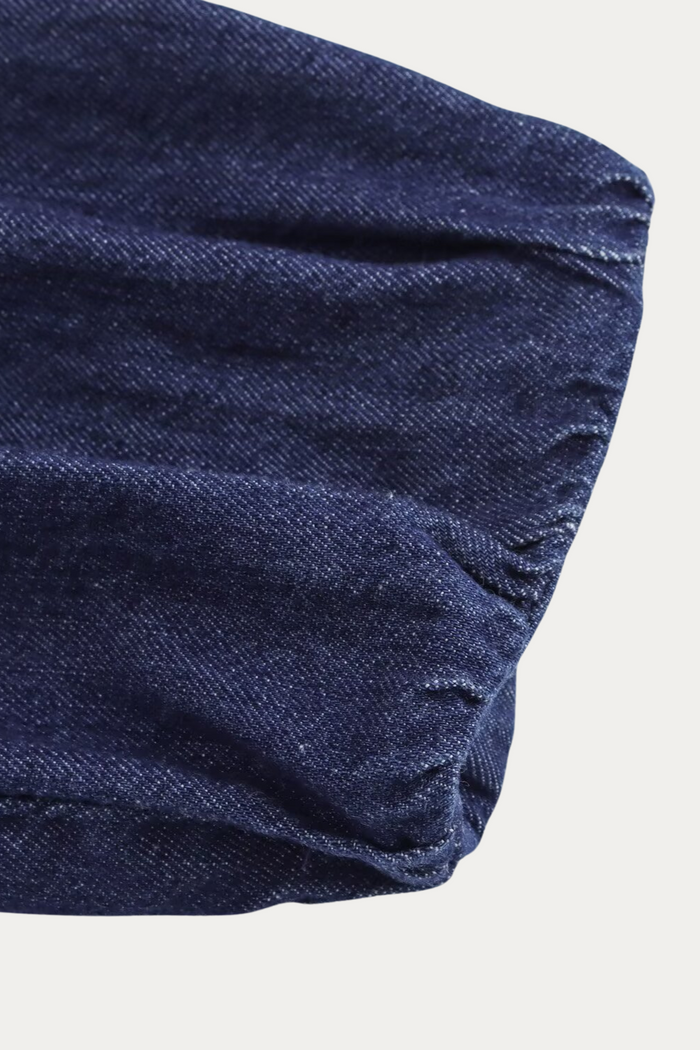 Eli Peter Pan Collar Denim Dress