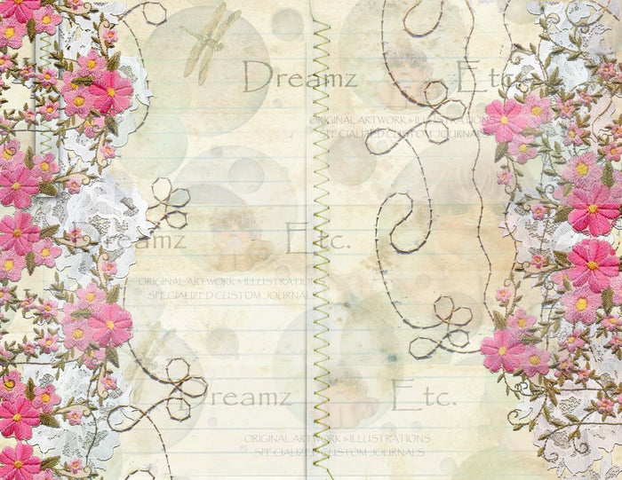 Embroidered Lace - Digital Journal Kit - Bundle Pack
