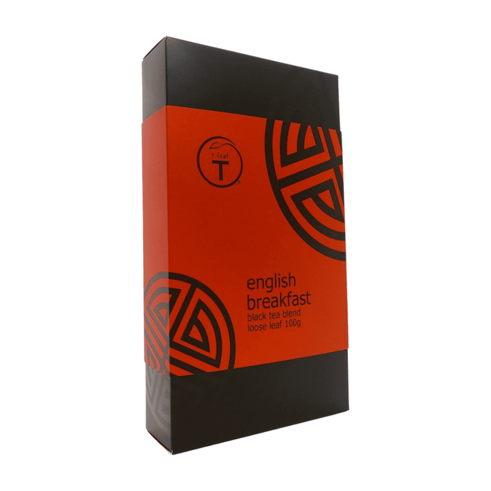 English Breakfast Gift Box front view | tea gift New Zealand | t leaf T