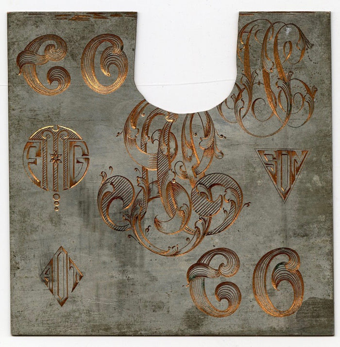 Engraving Practice Plate Number 20 - TheBoxSF