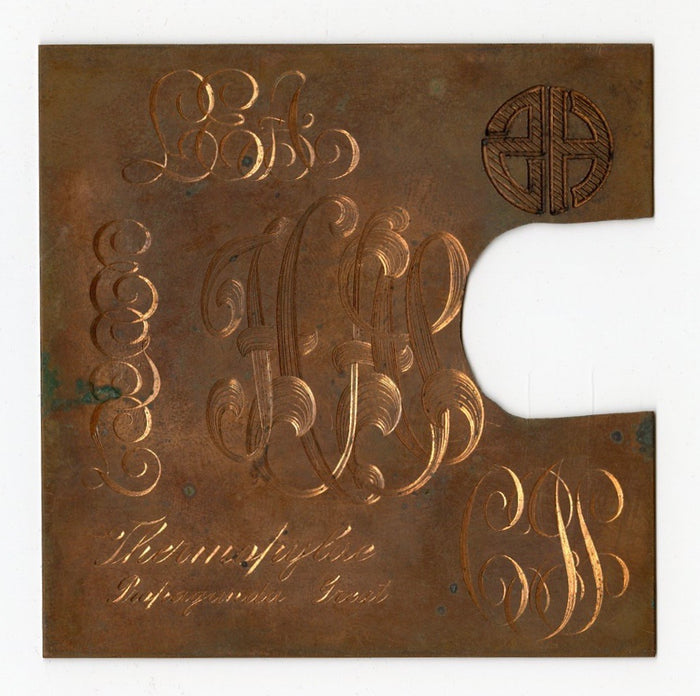Engraving Practice Plate Number 20 - TheBoxSF