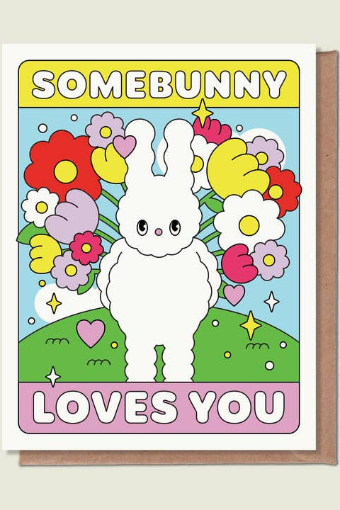 EPEE LAPIN STUDIO Carte de Voeux - Somebunny Loves You