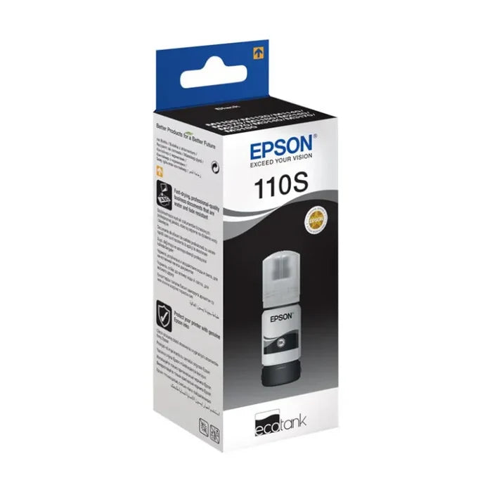 Epson 110S EcoTank Black Original Original Ink - T01L14A