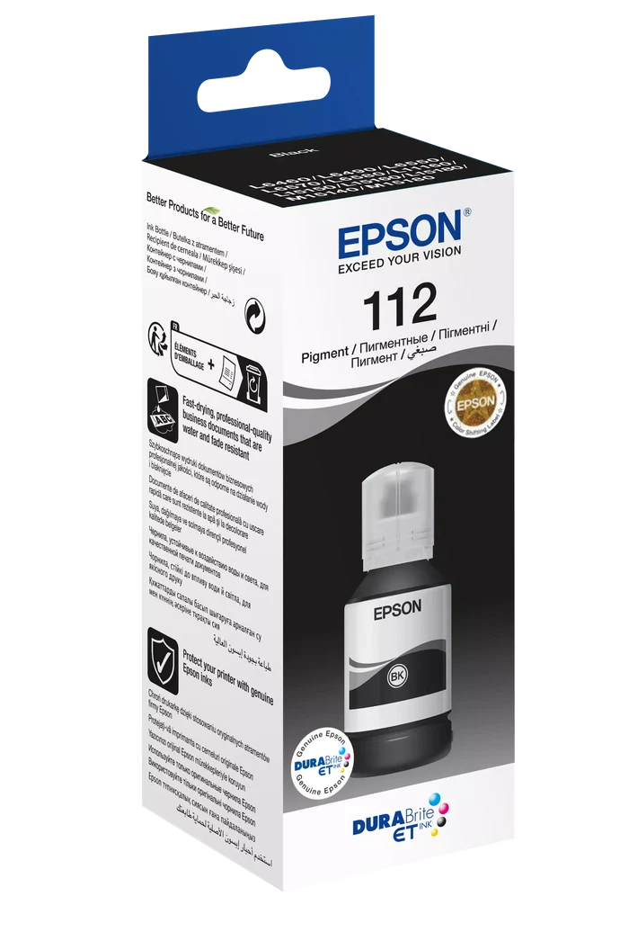 Epson 112 EcoTank Black Original Ink - T06C14A