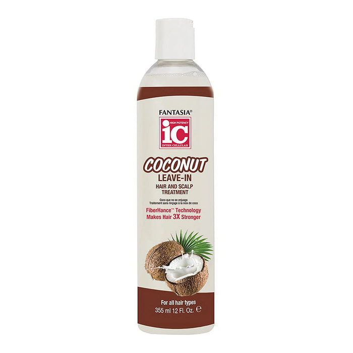 Fantasia IC Coconut Leave in Hair and Scalp Treatment 12oz