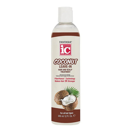 Fantasia IC Coconut Leave in Hair and Scalp Treatment 12oz