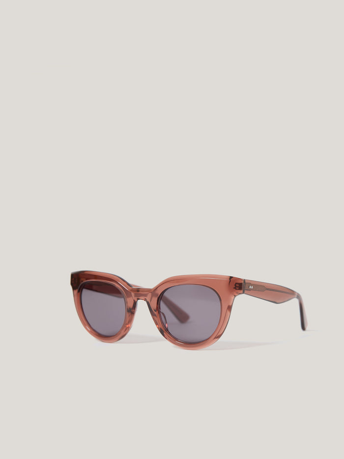 Ferndale Round Sunglasses | Dark Pink