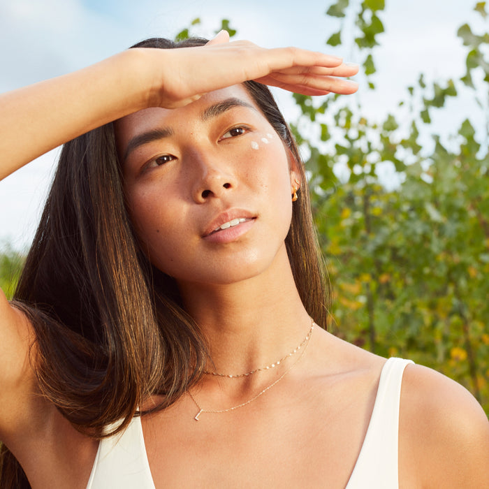 Three Ships-First Light Vitamin C + Caffeine Eye Cream-Skincare-ThreeShips_FirstLightVitaminC_CaffeineEyeCream_6281106390421_4_Model-The Detox Market |