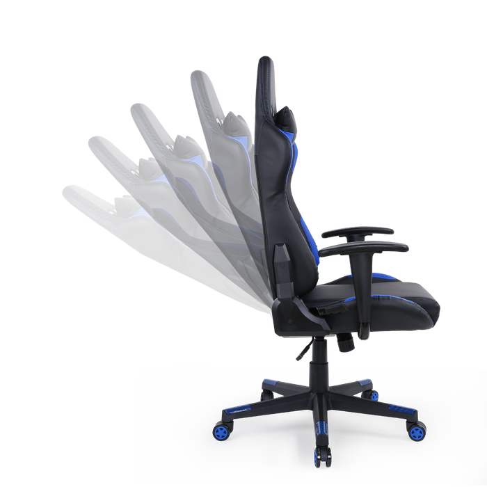 FlexiSpot Gaming Chair – Blue/Black - Image 5 - Office R Us