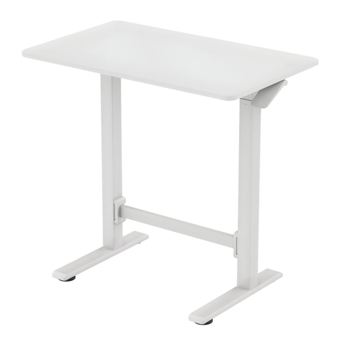 FlexiSpot Gas-Lift Adjustable Table – White PB Board (800 × 500 mm)