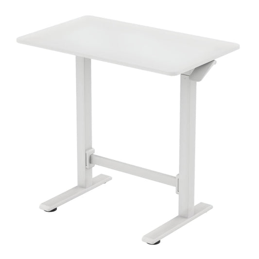 FlexiSpot Gas-Lift Adjustable Table – White PB Board (800 × 500 mm)