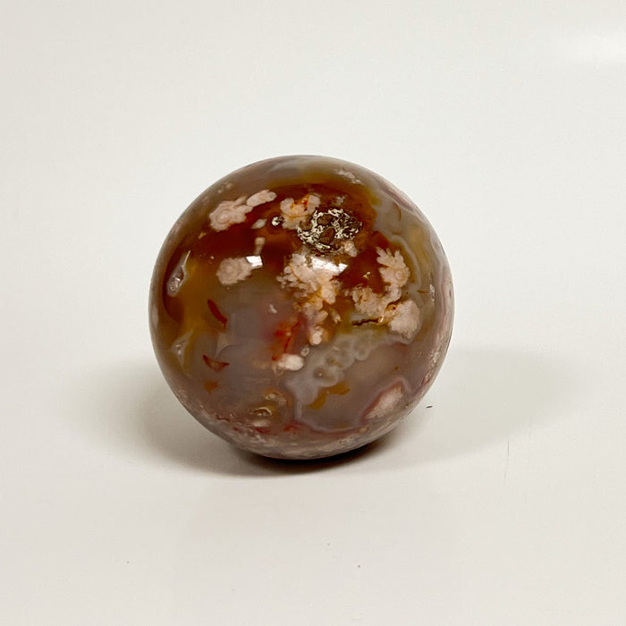 Flower Agate Sphere