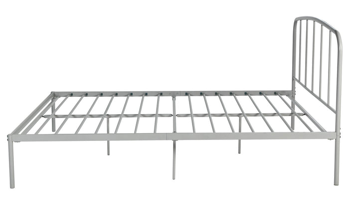 Freja Double Metal Bed Frame - Silver | Bedroom Furniture for Teen or Guest Room