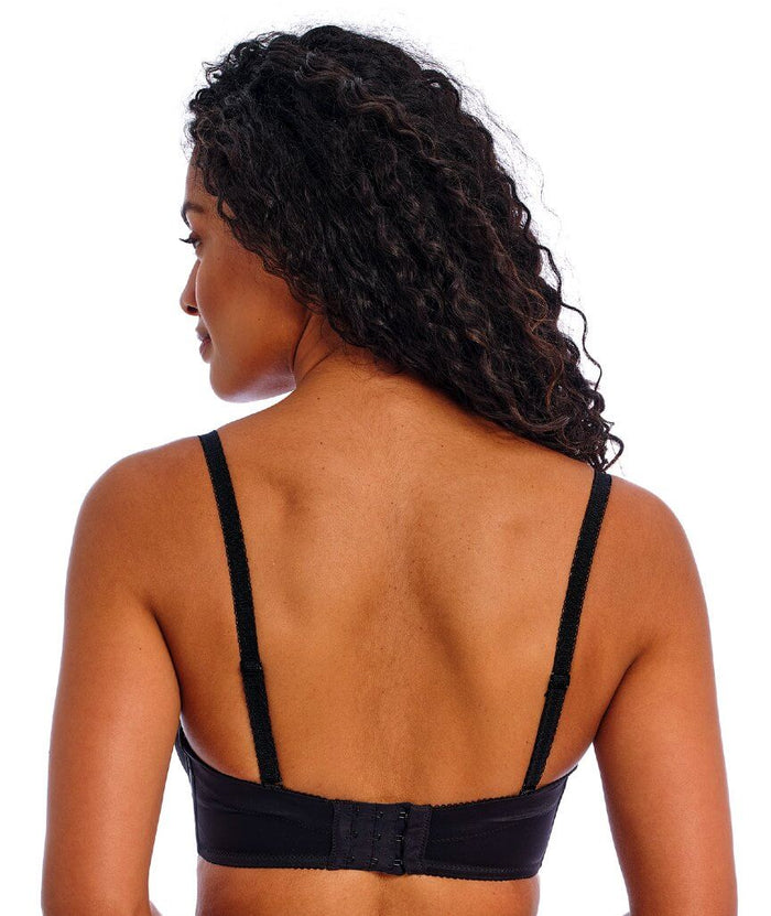 Freya Deco Underwired Moulded Strapless Bra - Black