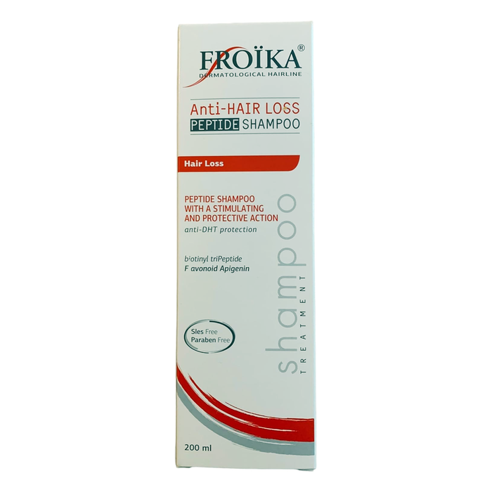 Froika Anti-Hair Loss Peptide Shampoo - 200ml, Hair Loss Treatments