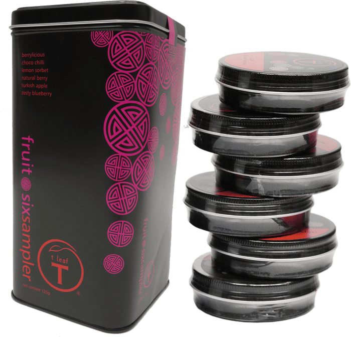 Fruit tea - six sampler front view | tea sampler New Zealand | t leaf T