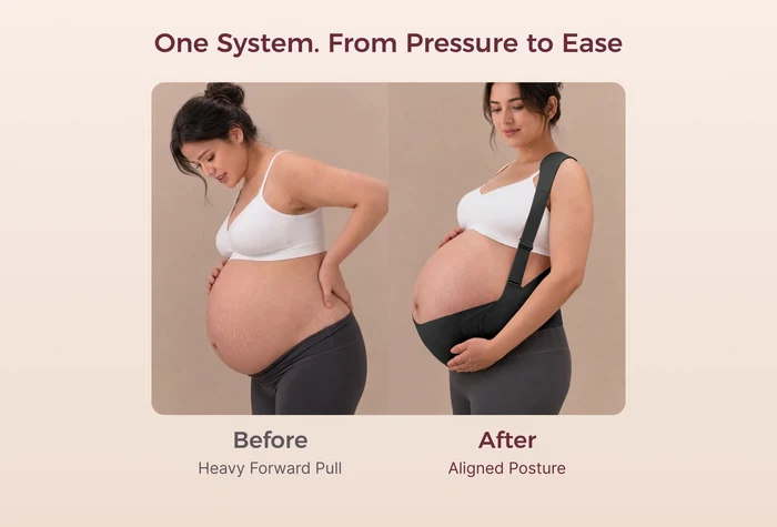 Go As You Grow™ Maternity Belly Band - Black