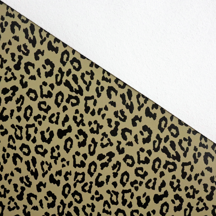 Golden Leopard Print | 18" Luxe Vinyl Roll - Mid-Weight