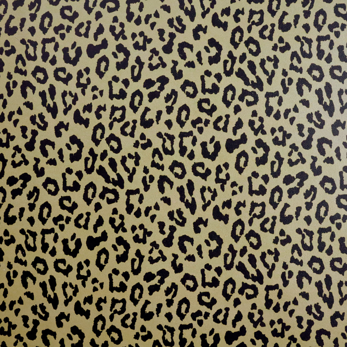 Golden Leopard Print | 18" Luxe Vinyl Roll - Mid-Weight