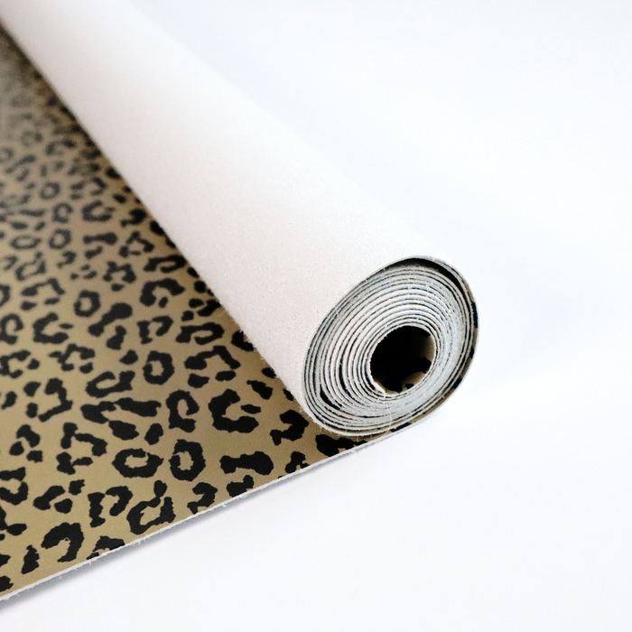 Golden Leopard Print | 18" Luxe Vinyl Roll - Mid-Weight