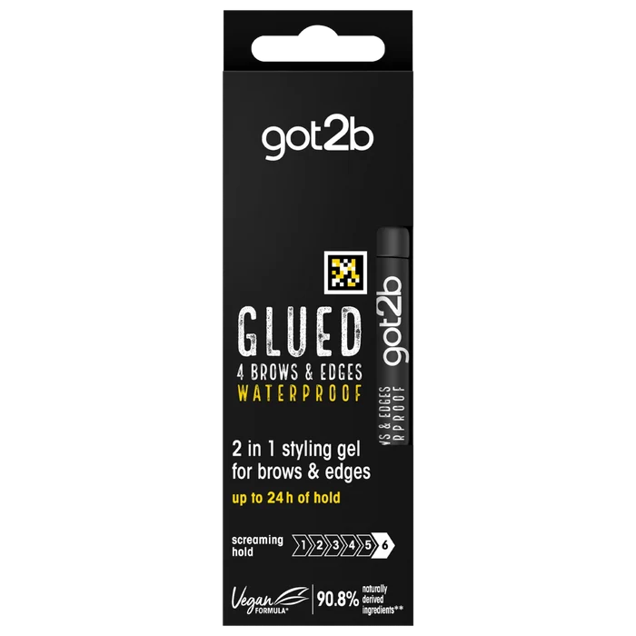 Got2b Glued 2 in 1 Styling Gel for Brows and Edges Waterproof 16ml