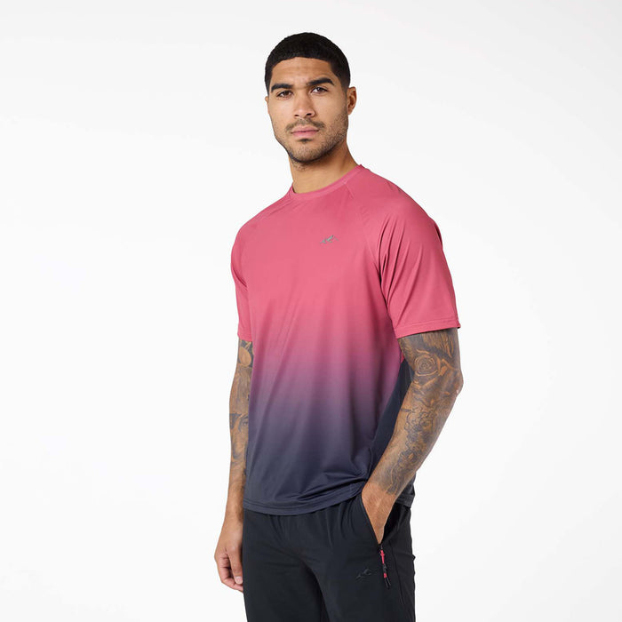 Gradient Motion T-Shirt | Black/Red