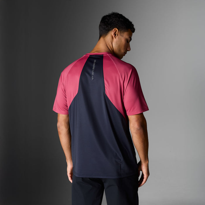 Gradient Motion T-Shirt | Black/Red