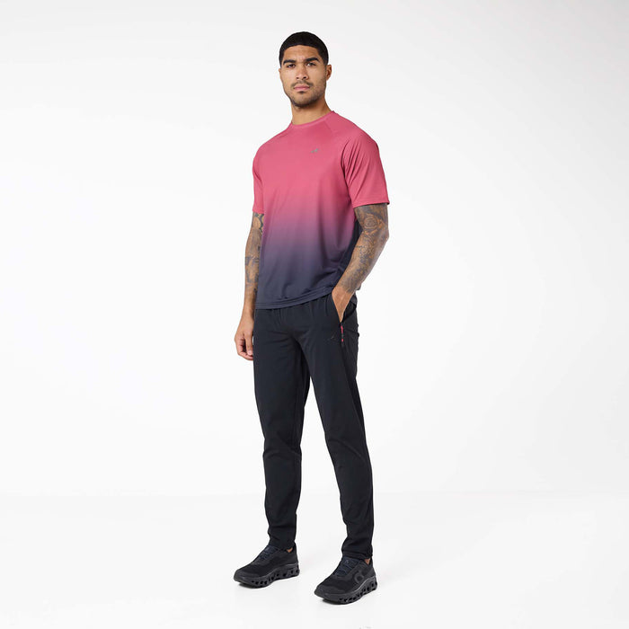 Gradient Motion T-Shirt | Black/Red