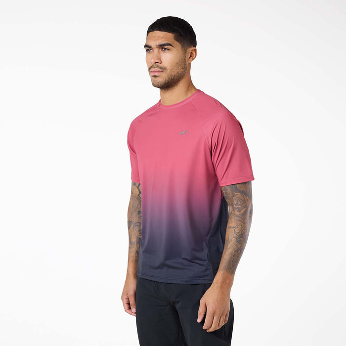 Gradient Motion T-Shirt | Black/Red