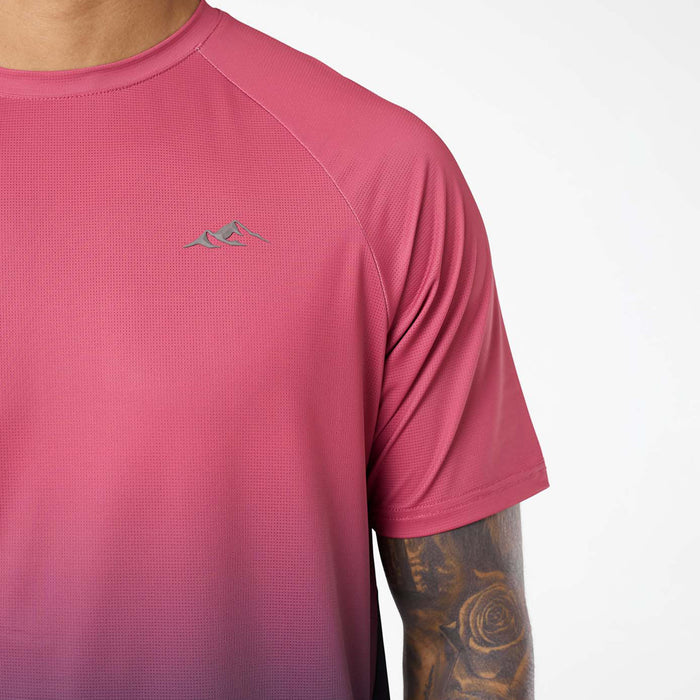 Gradient Motion T-Shirt | Black/Red
