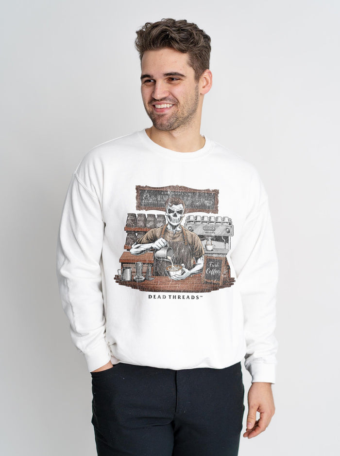 GROUNDS FOR DEATH (MALE) - “DT ESSENTIAL" CREWNECK SWEATSHIRT – Sweatshirt – Dead Threads Apparel