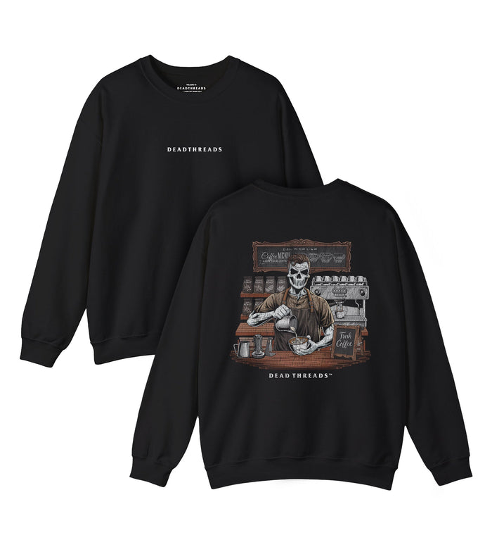 GROUNDS FOR DEATH (MALE) - “DT ESSENTIAL" CREWNECK SWEATSHIRT – Sweatshirt – Dead Threads Apparel