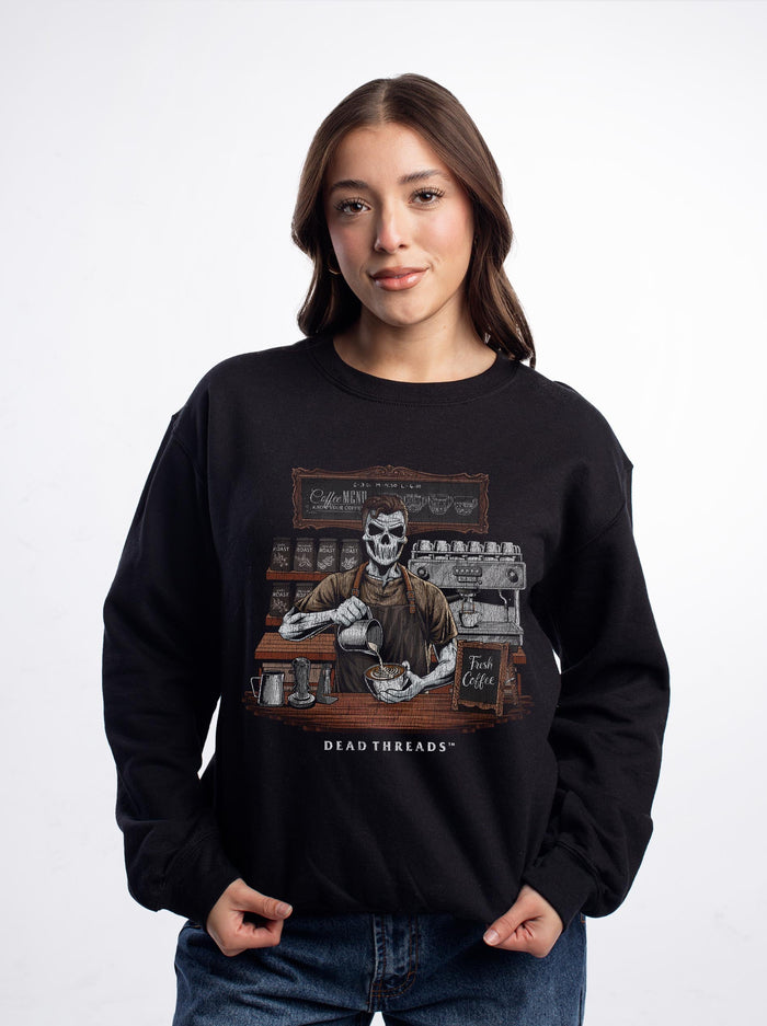 GROUNDS FOR DEATH (MALE) - “DT ESSENTIAL" CREWNECK SWEATSHIRT – Sweatshirt – Dead Threads Apparel