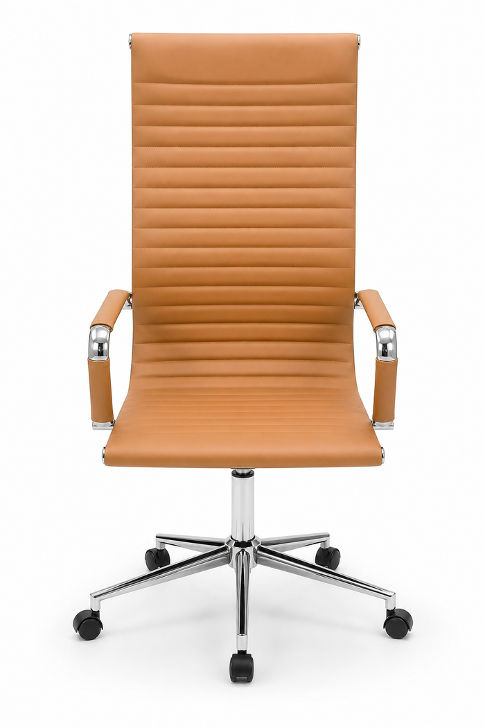 H2241 - Executive Leather Chair - Brown - Office R Us