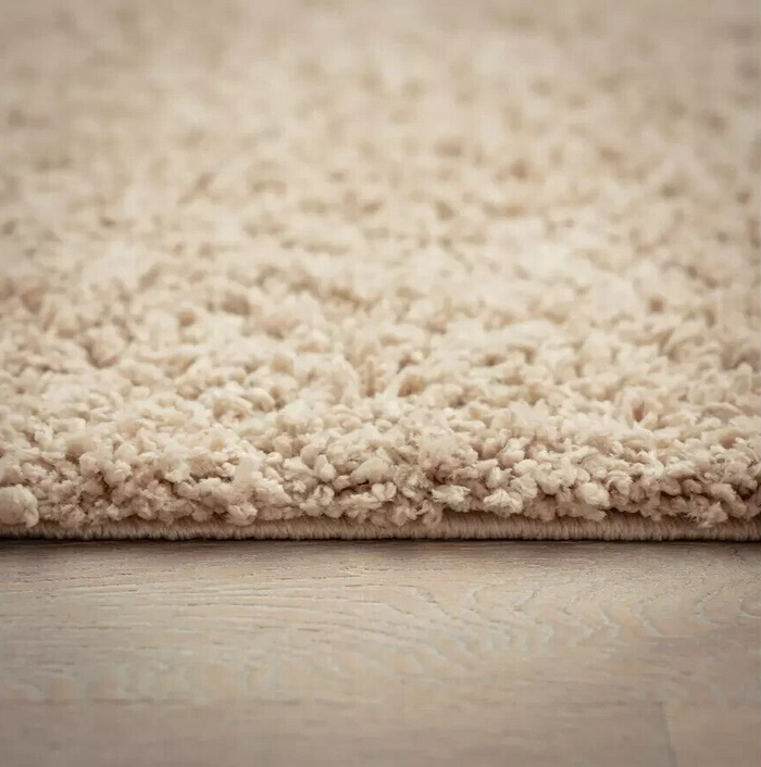 Habitat Cosy Recycled Shaggy Rug - 120x170cm - Natural
