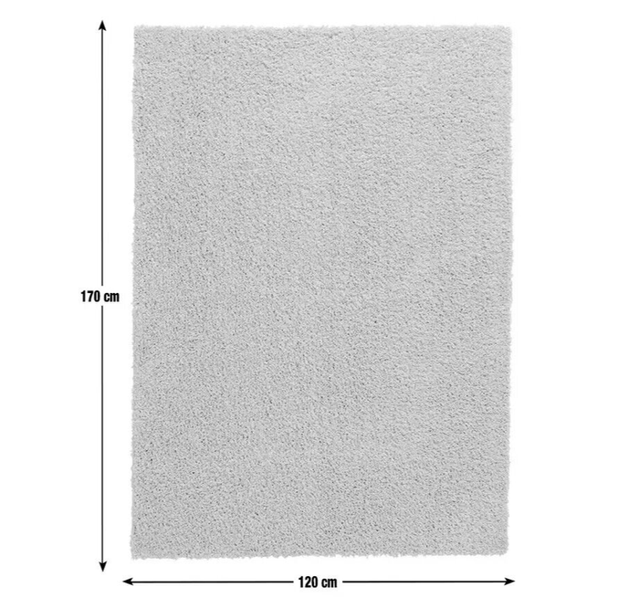 Habitat Cosy Recycled Shaggy Rug - 120x170cm - Natural