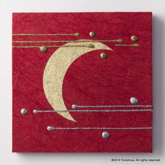 Hana & Haku: Decorative Washi Paper Panel (Red #3) - Yunomi.life